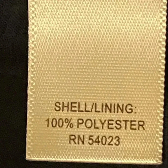 Banana Republic Pinstripe Navy Bow-Neck Blouse, size L - Picture 6 of 8